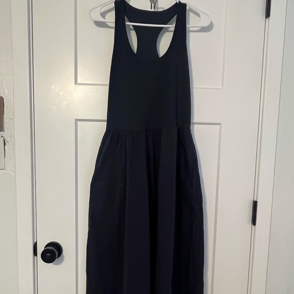 Sweaty Betty Explorer Ribbed Racer Back Dress Navy Small NWT Athletic Casual - Picture 2 of 11